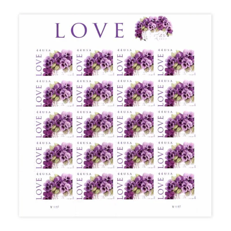 2010 Love-Purple Orchid in Snow Postage First Class Forever Stamps -