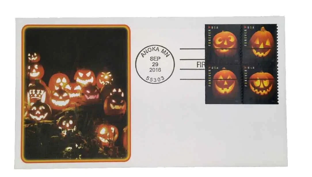 Forever Stamps 2016 Jack-O’-Lanterns Stamps -