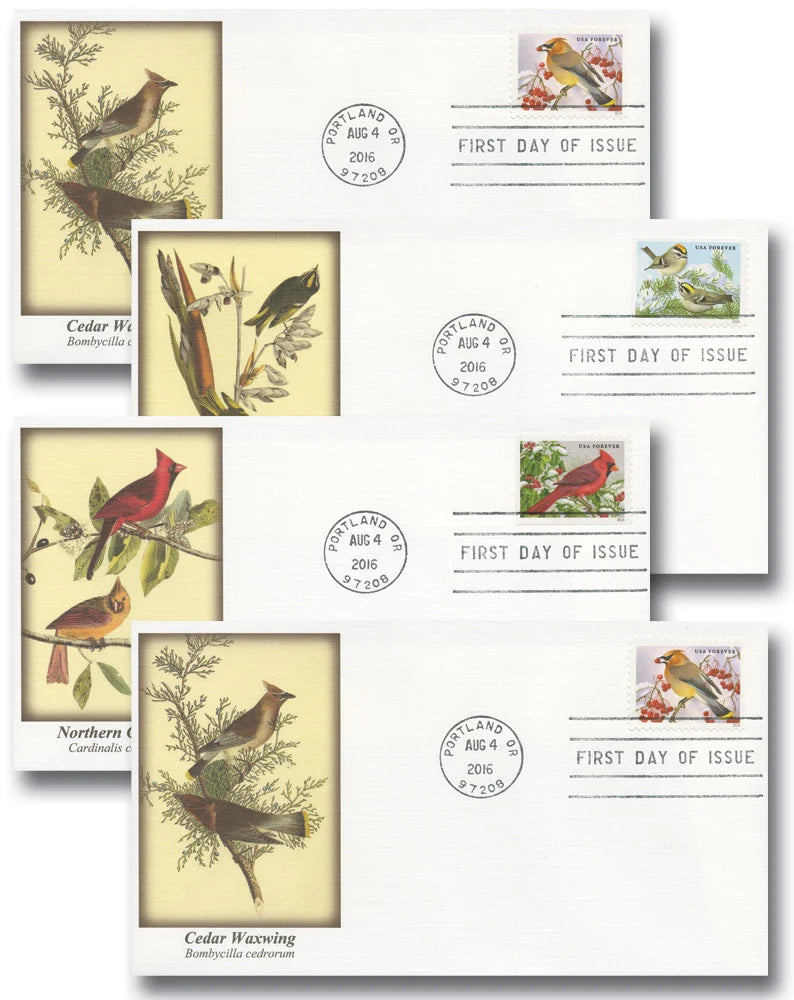 2016 Songbirds in Snow Forever Stamps -