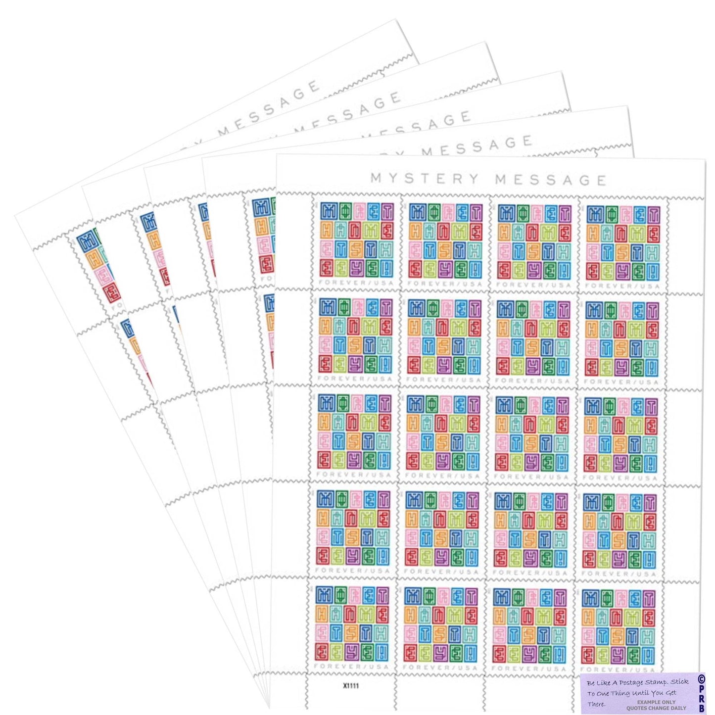 Mystery Message Stamps 2021