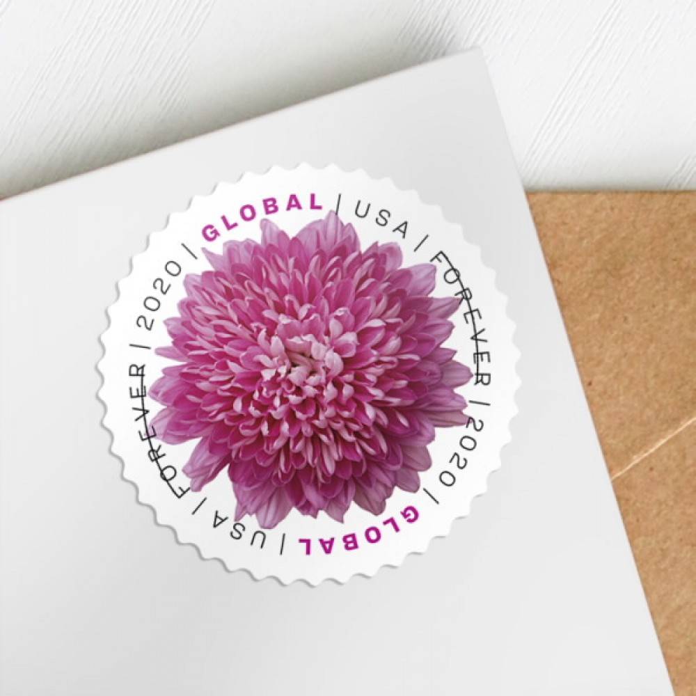 Global Chrysanthemum Forever Stamps 2020 -