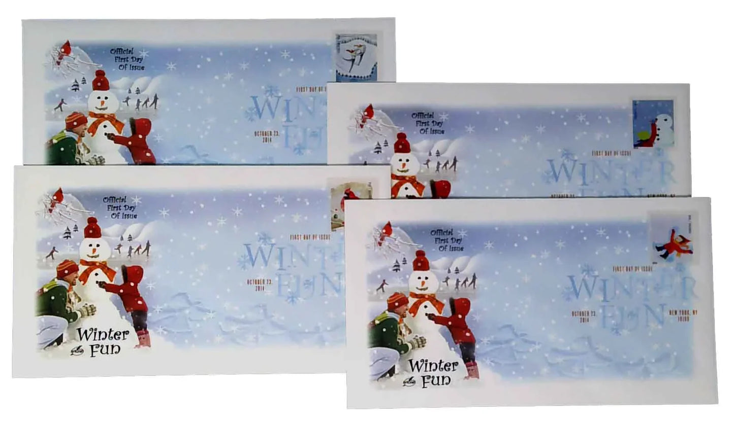 Winter Fun Stamps