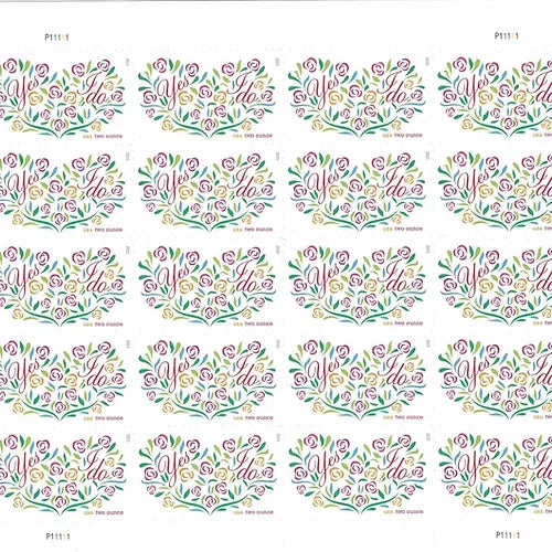 Yes, I Do Stamps 2015 Two-Ounce Forever Stamps