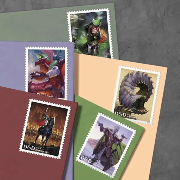 Dungeons & Dragons Stamps 2024 -