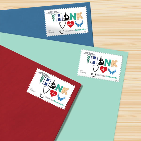 Healthcare Community Thank You Stamps 2024 -