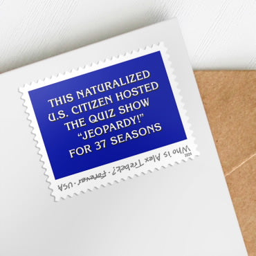 Alex Trebek Stamps 2024 -