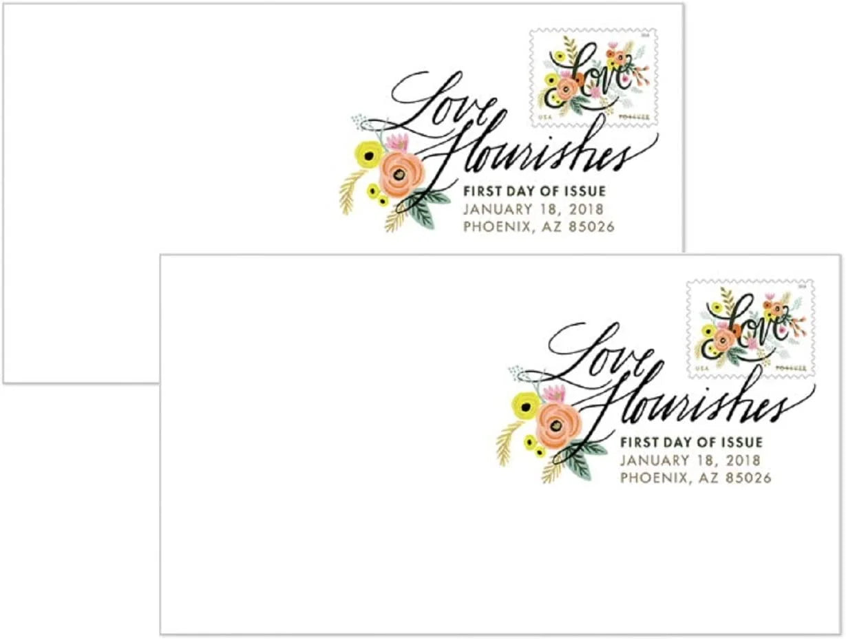 Love Flourishes Stamps 2018