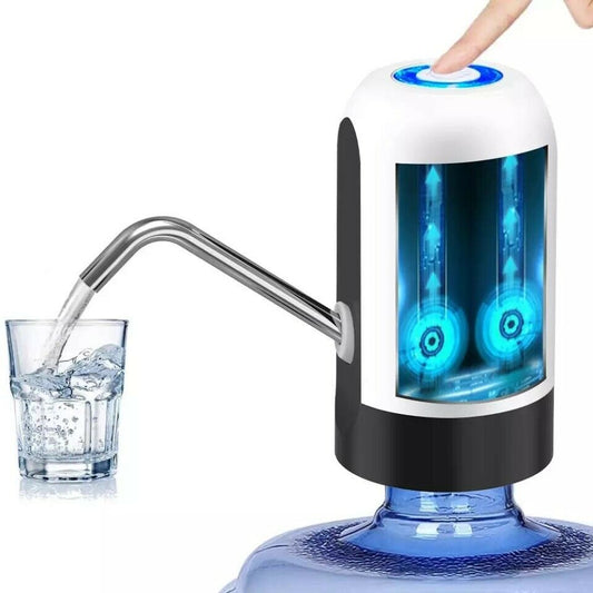 Electric Automatic Water Bottle Dispenser | USB Rechargeable Universal Pump for 5-Gallon Bottles