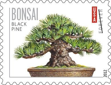 Forever Stamps 2012 Bonsai Trees Stamp -
