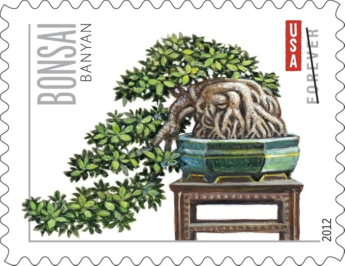 Forever Stamps 2012 Bonsai Trees Stamp -