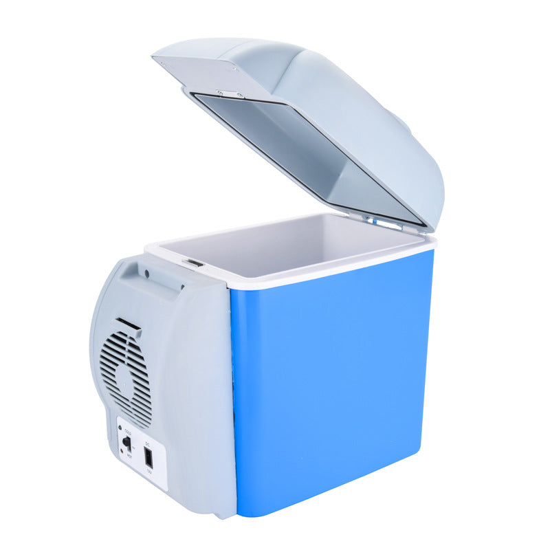 Portable Mini Refrigerator for Car & Dorm | Compact Personal Fridge for Drinks, Snacks & Skincare