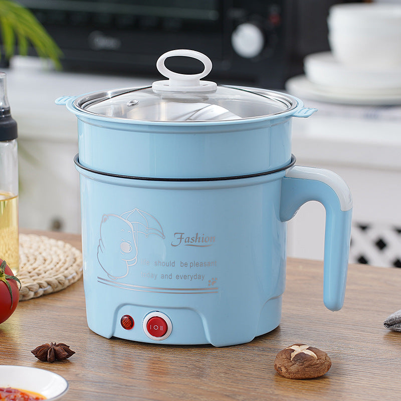 Electric Mini Cooker for Students | Multi-Function Noodle, Soup & Rice Cooker for Small Spaces