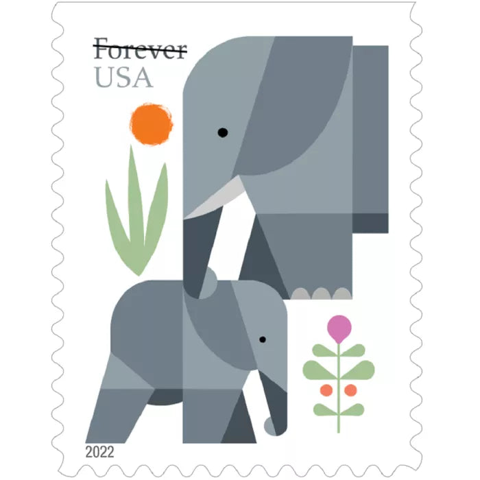 Elephants Stamps 2022 -