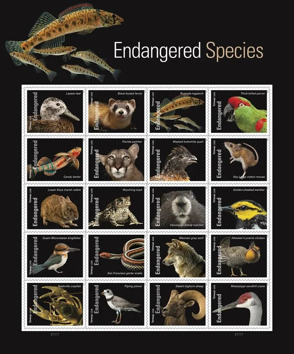 Endangered Species Stamps 2023 -