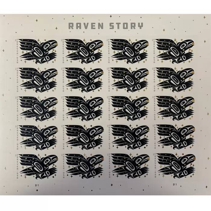 Raven Story Forever Postage Stamp 2021