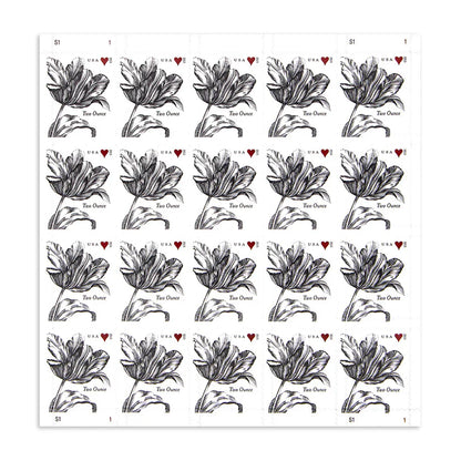 Two Ounce Vintage Tulip Stamps
