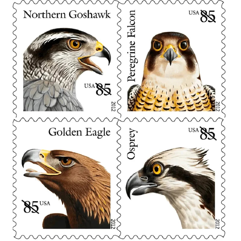 First Class Stamps 2012 BIRDS OF PREY - Stamps -