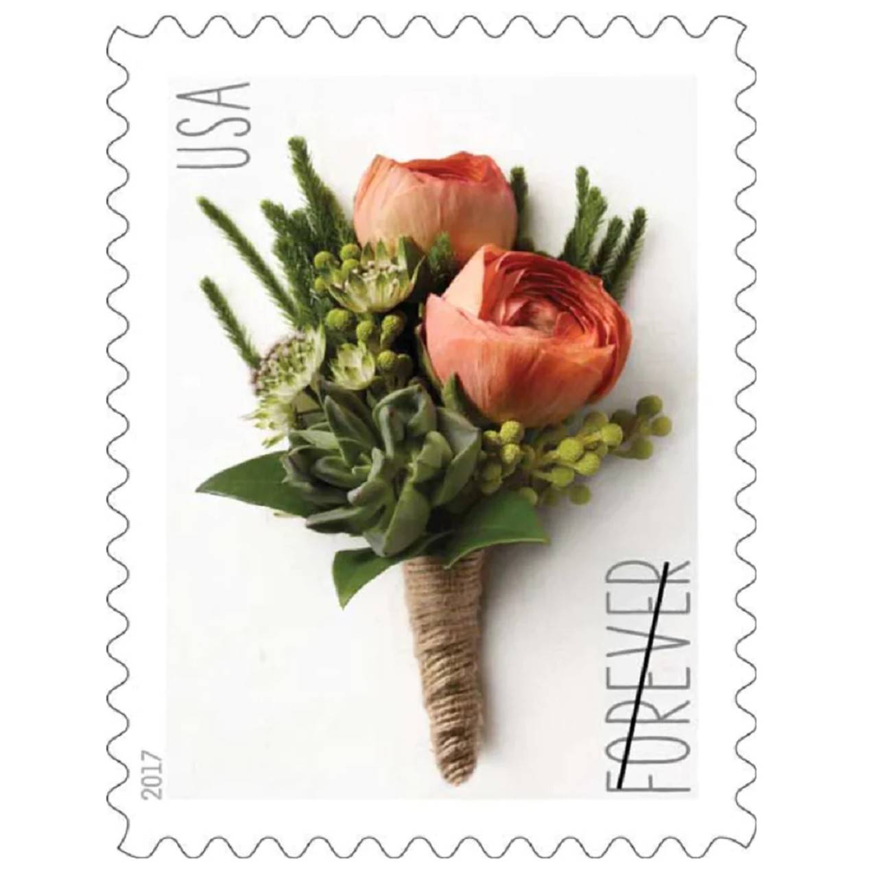 Celebration Boutonniere Stamp - 2017 -