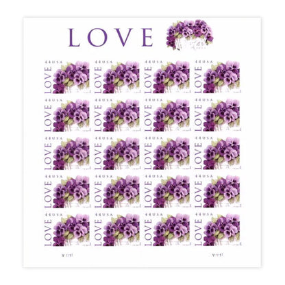 2010 Love-Purple Orchid in Snow Postage First Class Forever Stamps -