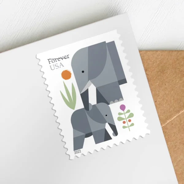Elephants Stamps 2022 -