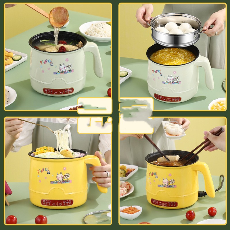 Mini Multi-Functional Electric Cooker for Home | Compact One-Pot Cooker for Noodles, Soup & Rice