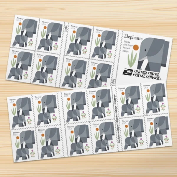 Elephants Stamps 2022 -