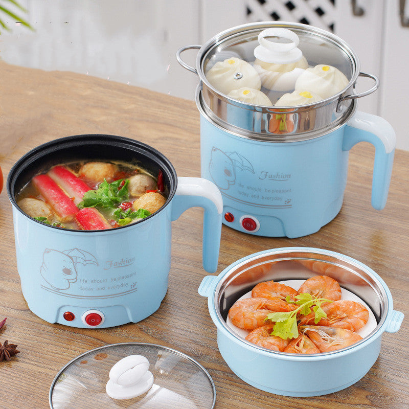 Electric Mini Cooker for Students | Multi-Function Noodle, Soup & Rice Cooker for Small Spaces