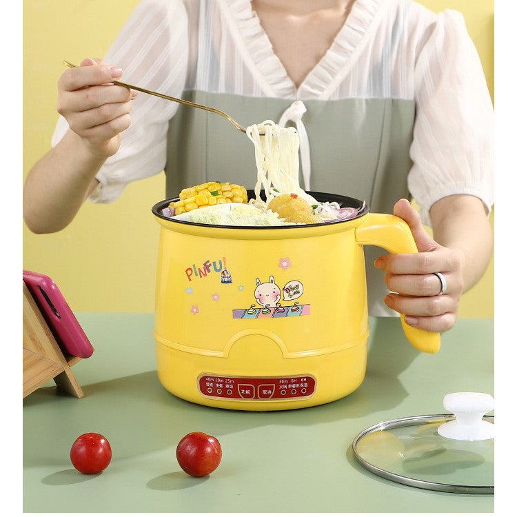 Mini Multi-Functional Electric Cooker for Home | Compact One-Pot Cooker for Noodles, Soup & Rice