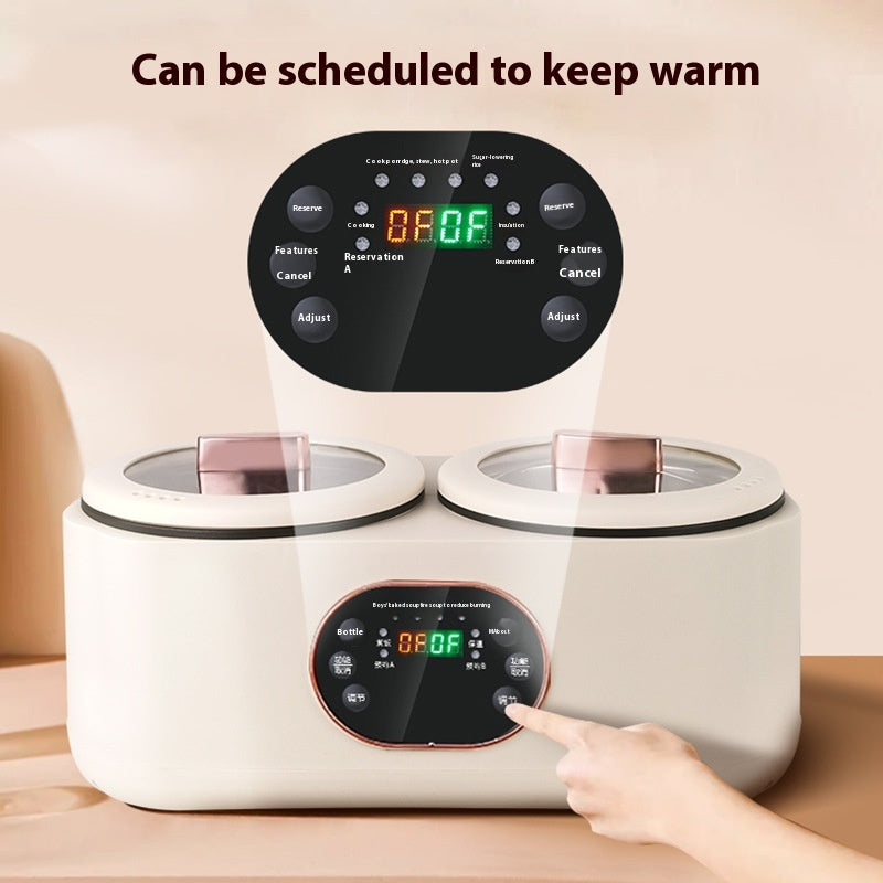Automatic Double-Liner Rice Cooker | Multi-Function Electric Cooker for Rice, Soup & Stews