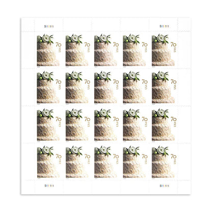 Wedding Cake First Class Postage Stamps