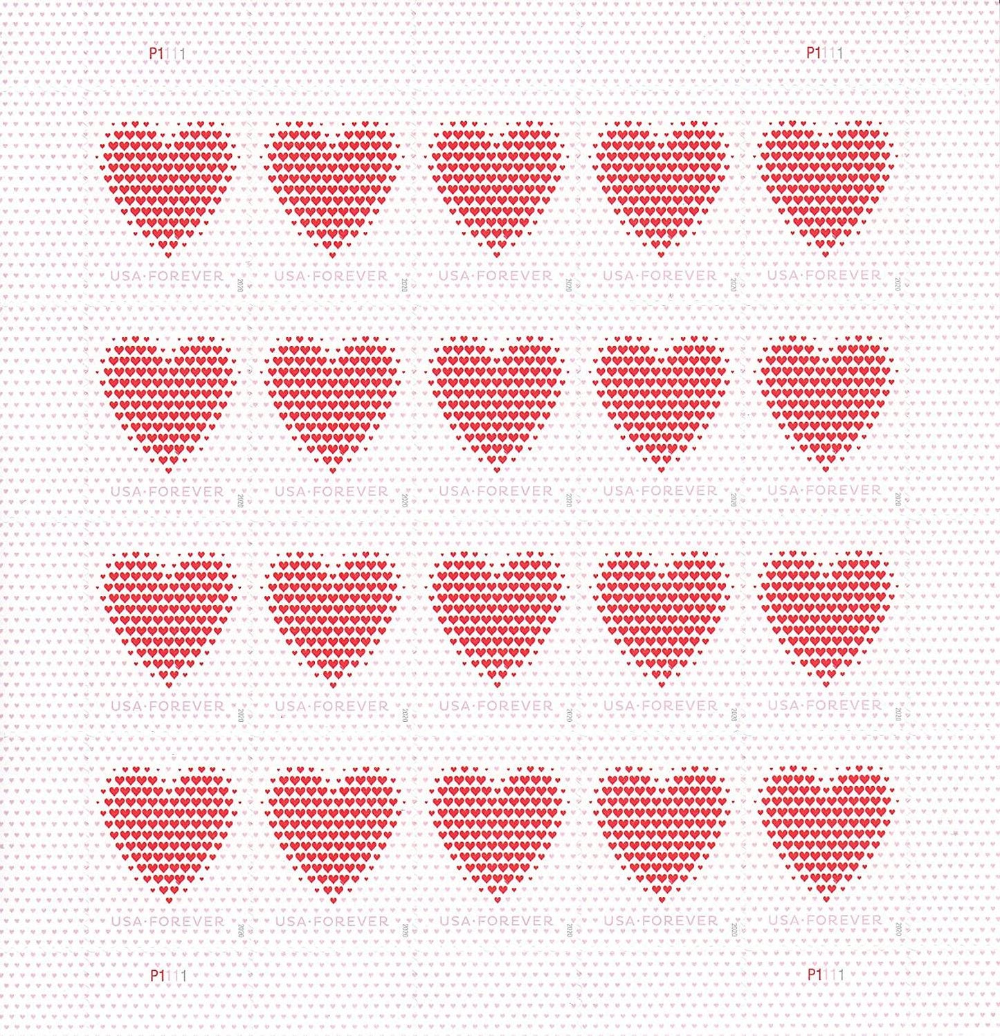 Made of Hearts Stamps 2020