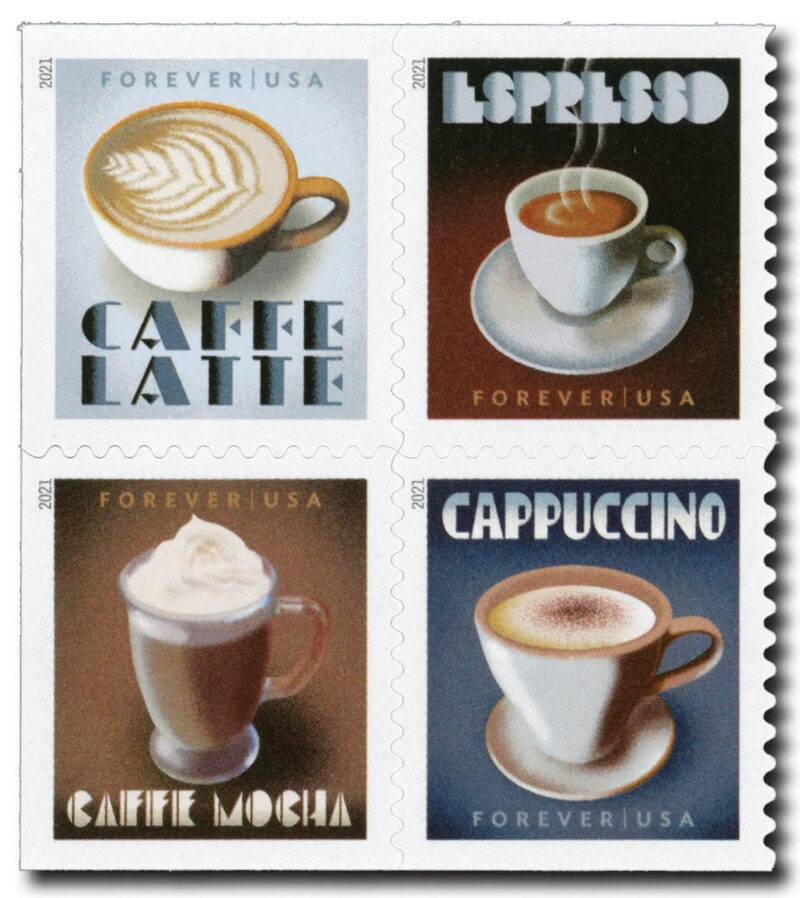 Espresso Drinks Stamps -