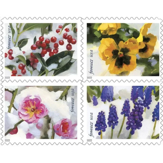 Snowy Beauty Stamps 2022