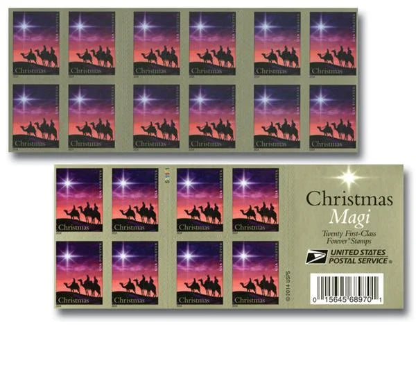 Christmas Magi Forever Stamps -