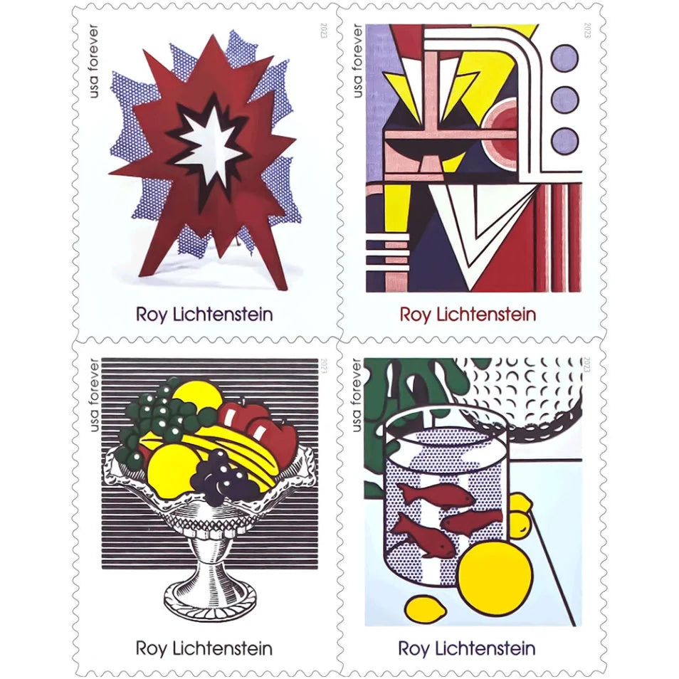 2023 Roy Lichtenstein Forever Stamps -