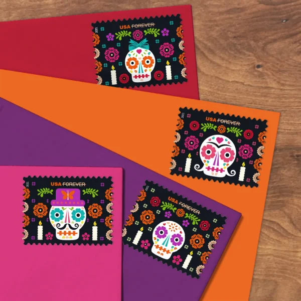 Day of the Dead Stamps 2021 -