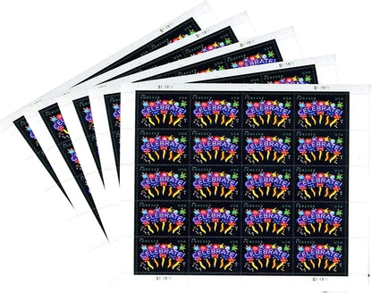 Neon Celebrate Forever Stamps 2015