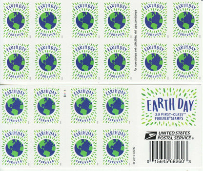Earth Day Forever Stamps 2020 -