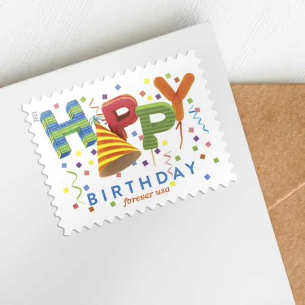 Happy Birthday Stamps 2021 -