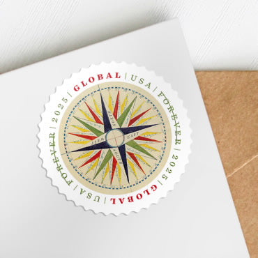 Global 1794 Compass Rose Stamps 2025 -