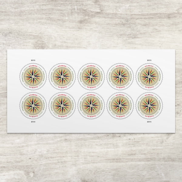 Global 1794 Compass Rose Stamps 2025 -