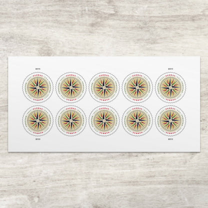 Global 1794 Compass Rose Stamps 2025 -