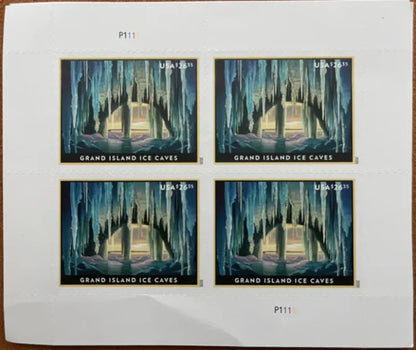 $26.35 Grand Island Ice Caves Stamps – Priority Express Mail -