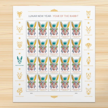 Lunar New Year: Year of the Rabbit Stamps 2023