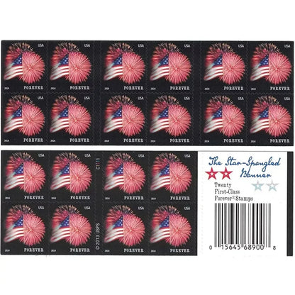 2014 US Flag Stamp the Star-Spangled Banner -