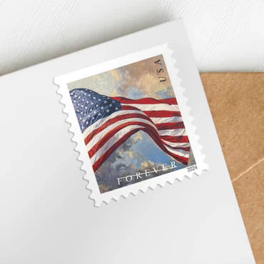 U.S. Flags 2024 Stamps (Roll)-First-Class Mail