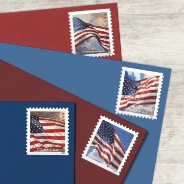 U.S. Flags 2024 Stamps (Roll)-First-Class Mail