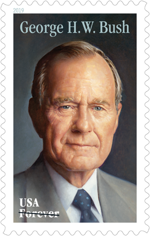 Forever Stamps 2019 George H. W. Bush Stamps