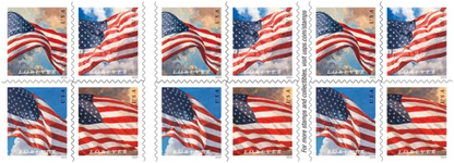 U.S. Flags 2024 Stamps - (Book)-First-Class Mail