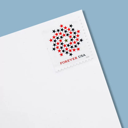 Patriotic Spiral Stamps 2016 Forever Stamps